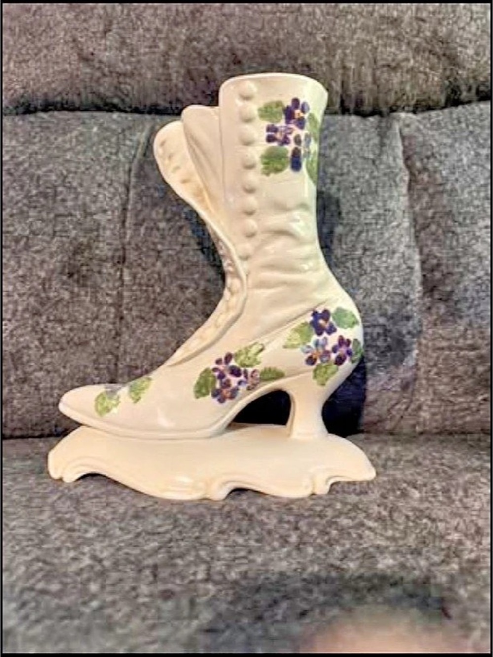 Vintage Boot Vase